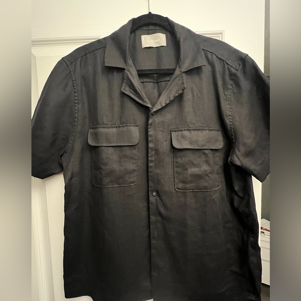 Men’s Everlane Linen Camp Shirt in size M